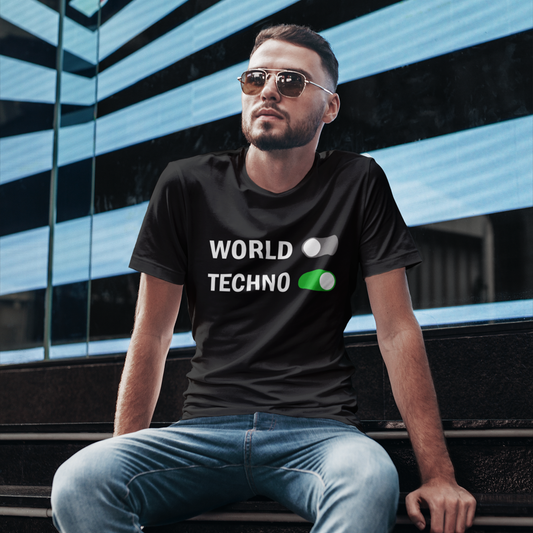 RAVETEAP Classics: "TECHNO-ON" T-shirt